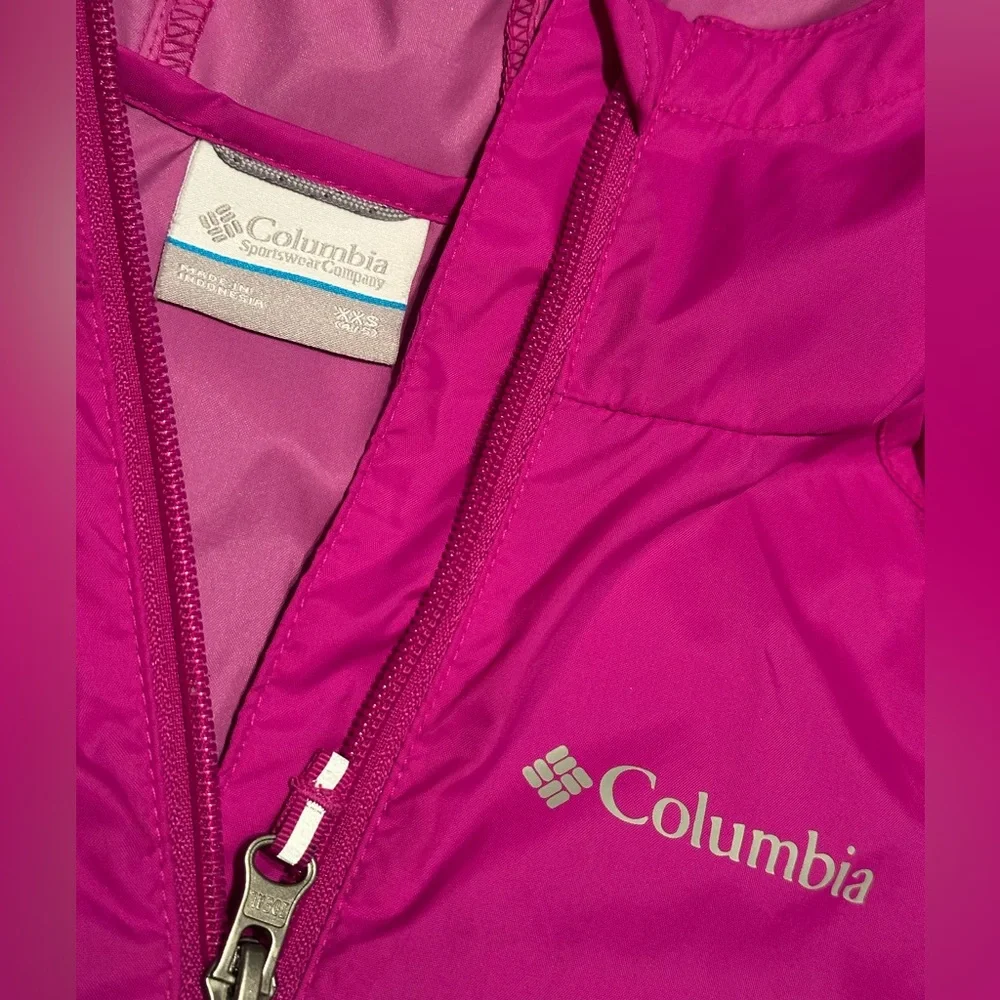 Columbia Girls Switchback II Water-Resistant Jacket (Bright Plum)